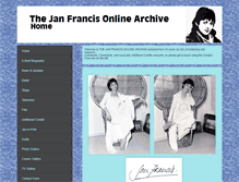 Tablet Screenshot of jan-francis.com